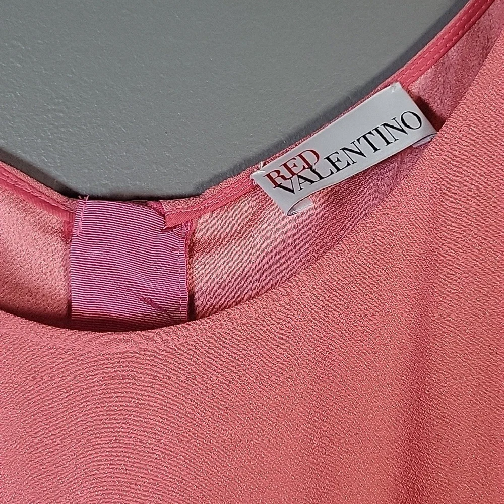 Red Valentino Pink Bow Dress - Picture 3 of 5